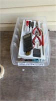 Tote of grounding supplies