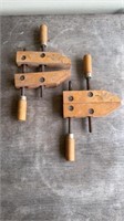 Set of 2 no. 006 wood clamps