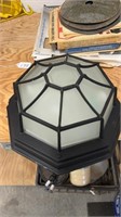 Light fixture and sand paper