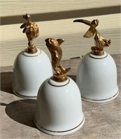 Porcelain and gold bells