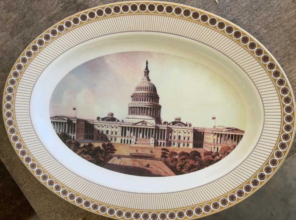United States capital collectors platter
