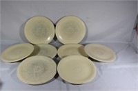 8 Cream colored Fiestaware Plates