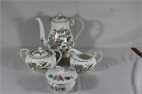 Vintage Aynslay Pembroke Bone China Tea Service