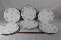 6 Theadore Haviland Limoges Plates