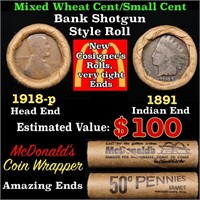 Small Cent Mixed Roll Orig Brandt McDonalds Wrappe