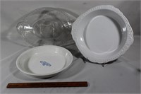 EAPG Lucky Platter& Eurogres,Corningwear Pie plate