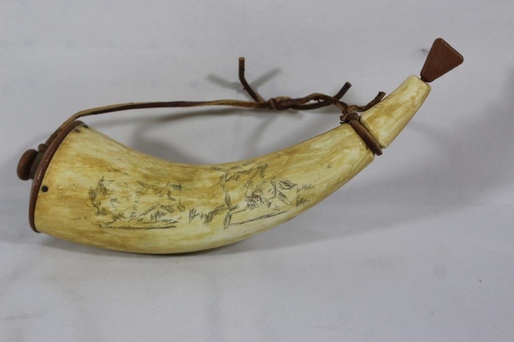 Replica Plastic Powder Horn.