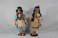 Porcelain Indian Dolls