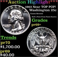 Proof ***Auction Highlight*** 1963 Washington Quar