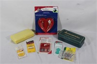 Lot of Sewing Supplies - Magenetic Heart, etc.
