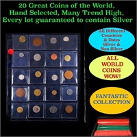 20 Great Coins of the World, hand selected, many t