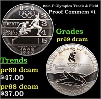 Proof 1995-P Olympics Track & Field Modern Commem