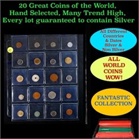 20 Great Coins of the World, hand selected, many t