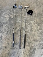 3 putters -  Ping, Nomad, and Voodoo Putters