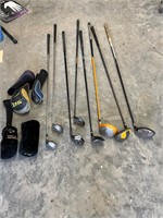 8- assorted drivers and woods- left and right hand