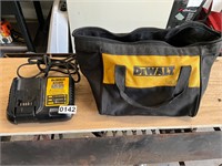 Dewalt Battery Charger and Bag