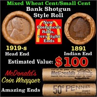 Small Cent Mixed Roll Orig Brandt McDonalds Wrappe