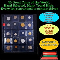 20 Great Coins of the World, hand selected, many t