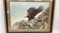 Don Balke Eagle print #900/1000, Artist signed
