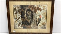 Owl and Woodpecker picture #437/1000 by Jean