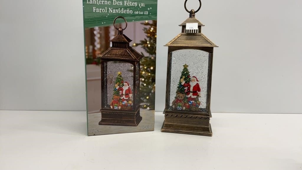 Holiday Lantern with LED light 15’’ tall