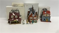 (3) Heritage village collection houses and (4)