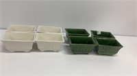 (8) planters 6’’x4’’x3’’