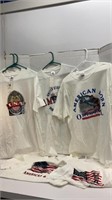 (6) USA tshirts size Large with tags