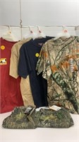 (5) New men’s shirts with tags size medium and