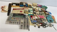 Vintage sewing lot. Sewing needles, seam rippers,