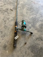 South Bend Open Face Fishing Rod and Reel