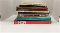 (10) Kachina/Hopi books, hardback and SoftBack,