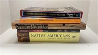 (5) Native American and Cowboys and Indian books