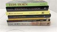 Tom Horn and Custer books, all paperback