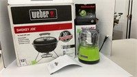 NEW 14’’ Weber Smokey joe charcoal grill and