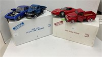 (4) collectible die cast replica car models, 1941