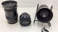 Minolta Camera lenses, 3 pc