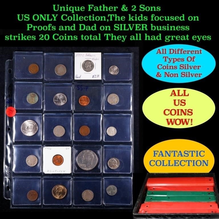 Unique Father & 2 Sons US ONLY Collection,The kids