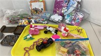 Kiddie lot of toys, puzzles, favors, toy mini