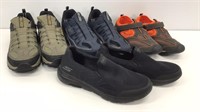 (4) new pairs of slip on men’s shoes size 12-