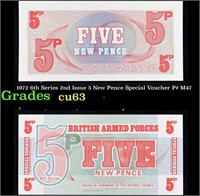 1972 6th Series 2nd Issue 5 New Pence Special Vouc