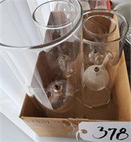 Clear Hurricane Oil Lamps