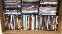 Approximately 75 dvd movies. Checked by