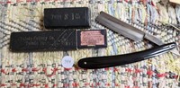 Toledo Cutlery Straight Razor, Matching Box