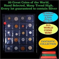 20 Great Coins of the World, hand selected, many t