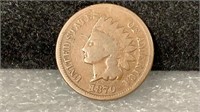 Semi-key 1870 Indian Cent