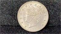 1883 NO Cents Liberty Nickel, higher grade