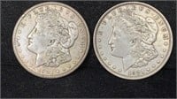 1921-D&S Silver Morgan Dollars (2 coins)