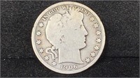 1906-D Silver Barber Half Dollar