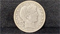 1909-S Silver Barber Half Dollar